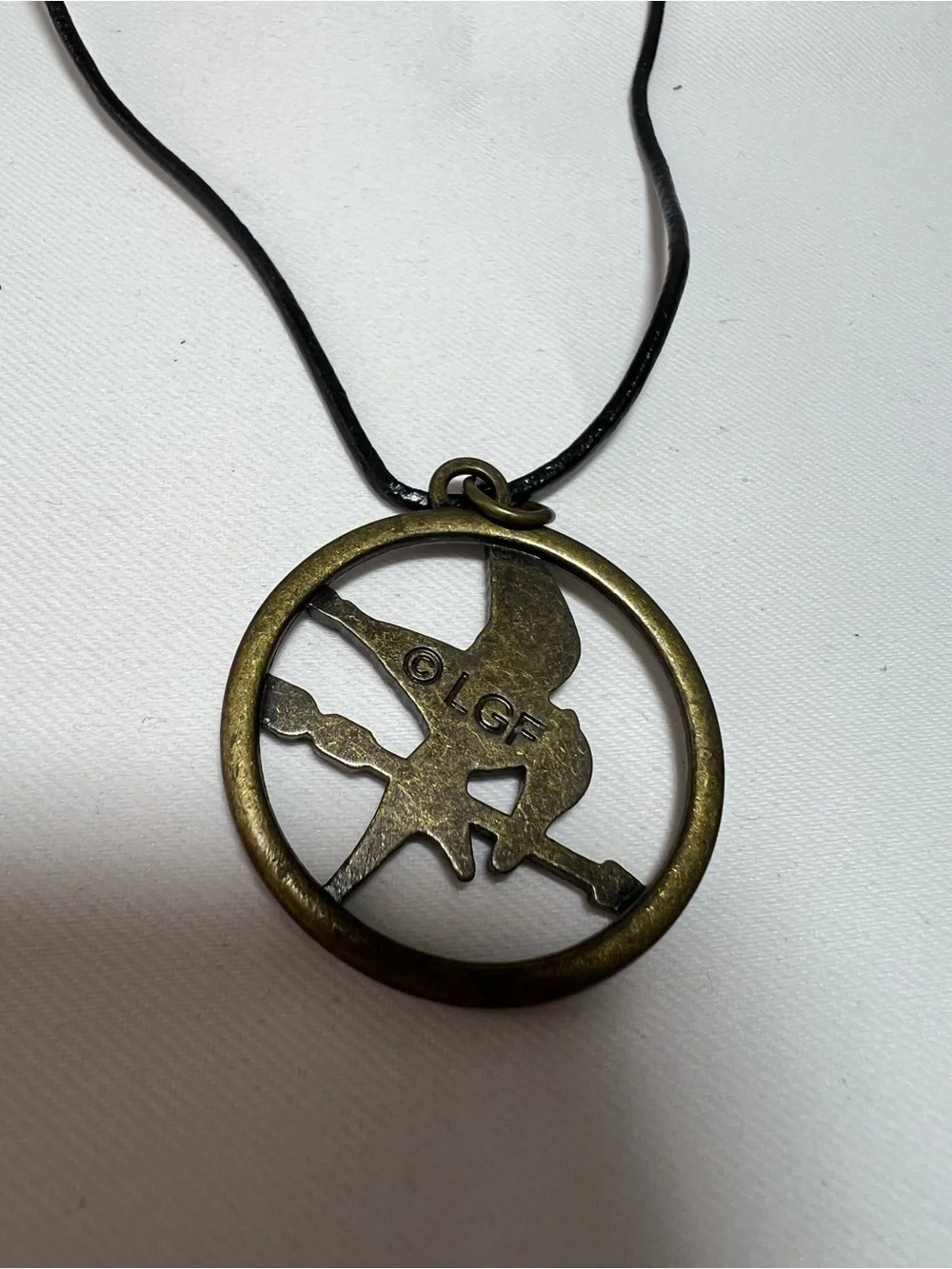 Hunger Games Mockingjay Pendant Necklace 18 In Antiqued  Chain Unisex